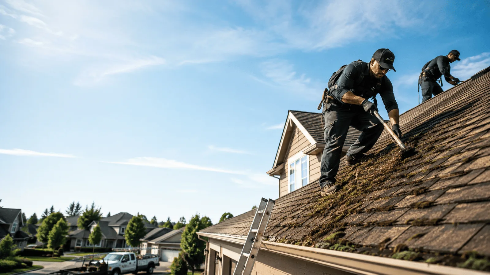 Roof Moss Removal in Evergreen, LA near me